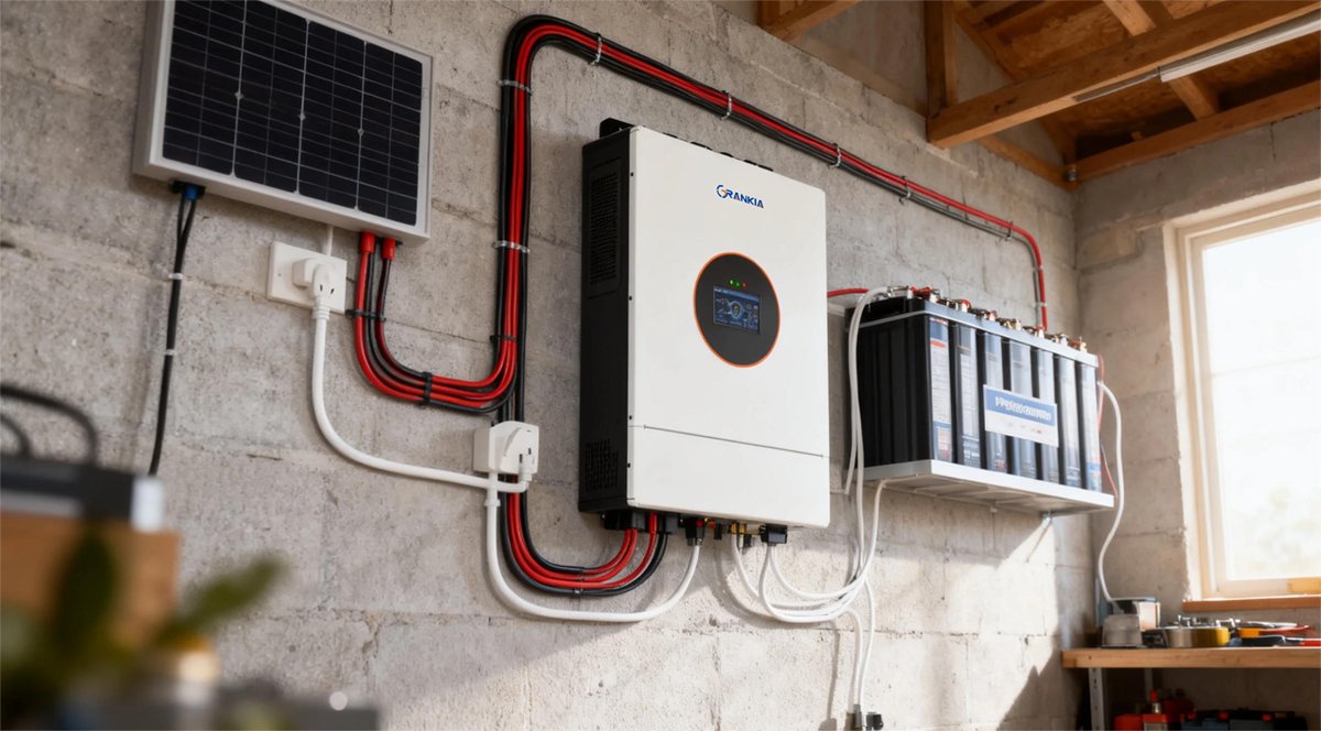 GSA10K dual mppt 10kw 48v split phase solar inverter charger | GRANKIA